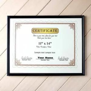 TBZ 11x4 증명서 상장액자-다크브라운 액자인테리어 액자프레임 인테리어액자 상장액자