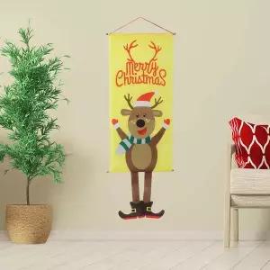 [셀러에이드]크리스마스장식 벽걸이 루돌프 크리스마스 가랜드