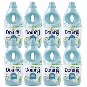 다우니 7일간 피어나는향수 고농축유연제 화이트티 1L 8개