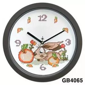 GB4065 고급 무소음 캐릭터 월넛 벽시계28cm 무소음시계 원형시계 국산시계 인테리어시계