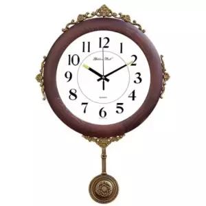 GB3084 무소음 월넛 원목 주석 추 벽시계 제조한국 양면시계 집들이 선물