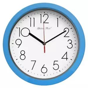 GB4103 무소음 모던 블루 라운드 벽시계 28cm 한국 무소음 양면시계 집들이선물