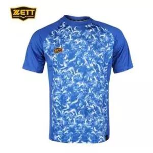 [콩심팥심]제트 반팔 티셔츠 야구 유니폼 반팔티 야구복670 블루