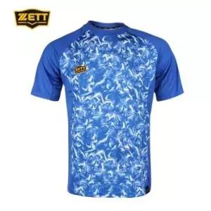 제트 반팔 티셔츠 야구 유니폼 반팔티 야구복670 블루