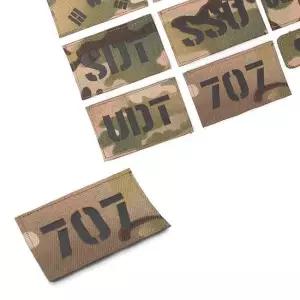 멀티캠 원단 블랙 반사 707 패치 홀로그램 오로라 반사 필름 반사패치 반사원단 와펜 패치