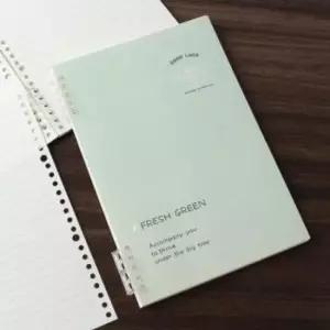 [문구/오피스] 루스리프 유선 노트 2p세트 B5 그린 60매 필기용 공책