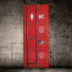 컨테이너 도어 술집 컨테이너문 화장실 카페 여닫이