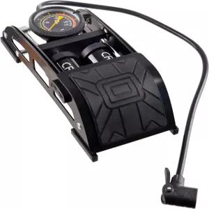 크래프터스 풋 펌프 - 자전거 자동차 공을 위한 다목적 밸브 헤드 긴 호스 읽기 쉬운 게이지 가볍고