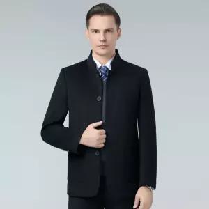 남성 가을 겨울 모직 코트 리버시블 자켓 차이나카라 타이트핏 상의 E43Z4B 득템2