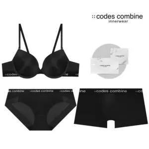 [백화점 홈쇼핑 정품] 코데즈컴바인 이너웨어 [선물포장]남여커플세트CDWBRBPDR971BK