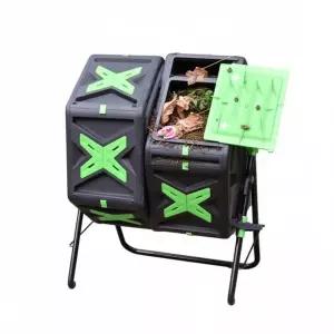 회전식퇴비통 야외 낙엽 음식물 만들기 버킷 거름통 발효기