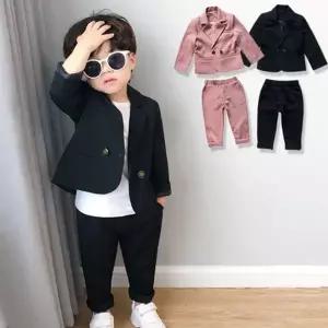 유아 정장 캐주얼 테일러 자켓 아동 정장 가을 블레이저 투버튼 행사복 상하의 투피스 간절기 바지 팬츠