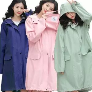 트렌치 우비 패션 트렌치형 캐주얼 여성 레인코트 휴대용 성인 바람막이 남녀공용 데일리 루즈핏 간절기