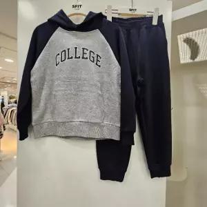 SFIT 에스핏 HC29 주니어 후드배색 세트 주니어 공용 후드배색 상하세트 SJZ509MKTR04