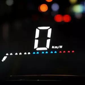 차량용 hud 디지털 보조 속도계 차량용 헤드업 디스플레이 운전 계기판 게이지 전압계 수온계 전압 정보