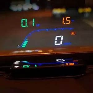 차량용 hud 디지털 속도계 계기판 차량용 헤드업 디스플레이 자동차 다기능 표시기 장치 운전 전면 주행