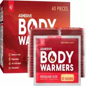 IRIS USA 손난로 일반 또는 대형 60개의 개별 워머 및 접착 바디 최대 10/18시간 일회용 뜨거운 손 발 가슴