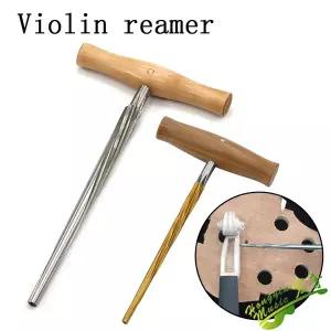 호환  첼로 샤프트 회전 리머 바이올린 비올라 샤프트 구멍 유지 관리 도구 바이올린 리머