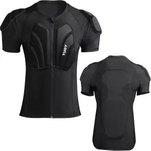 디알루돈 남성용 스노보드 보호 패딩 셔츠 허리 척추 어깨 가슴 보호대 스키 랩팩트