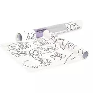 4살 유아 벽지에 붙이는 동물 색칠놀이 낙서놀이 그림보드 칼라칠판 집중력발달