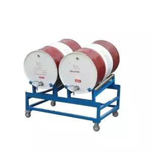 오일 드럼통 받침대 산업용 팔레트 파렛트 폐수 이동식 누출 보관 오수 받이 누수 스탠드