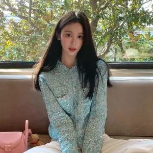 니트 카디건 크롭 슬림핏 집업 가디건 자켓 반팔 볼레로