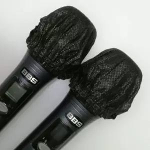 일회용 마이크 위생커버 마이크커버 검정