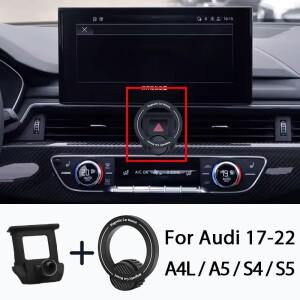 아우디 호환 A4L A5 S4 S5 2017-2022호환  자석식 차량호환  핸드폰 거치대  송풍구 클립  내비게이션 브래