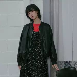 [LAP] 랩 페이크 레더 블루종 점퍼 AS1LZ262_DG