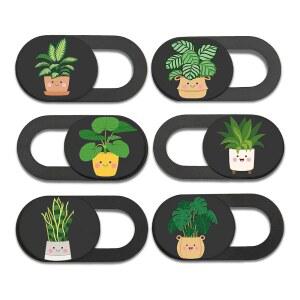 MESMOS 6pk 노트북 카메라 커버 슬라이드 귀여운, 액세서리, 휴대폰 및 컴퓨터 웹캠 슬라이드, 프라이버시 차단기(소형)