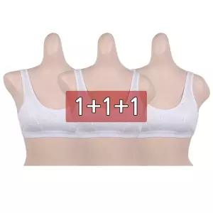 필굿 1 2 3 단계 주니어 심리스 노와이어 스포츠 브라 탑 속옷세트 학생속옷 캡런닝 초등 중 고등학생 순면