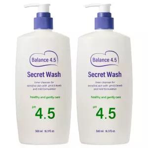 터치미 시크릿워시 저자극 여성청결제 대용량 500ml 2개