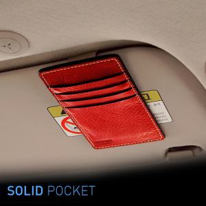 헤르만 썬바이저포켓-솔리드 자동차썬바이져 수납카드보관 / CD바이져/포켓