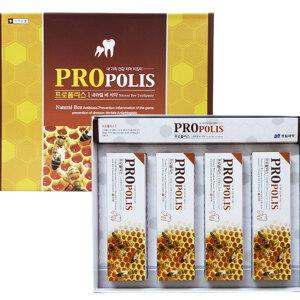 [한일제약]프로폴리스 내츄럴 치약  180gx4개 네츄럴 무불소 치약