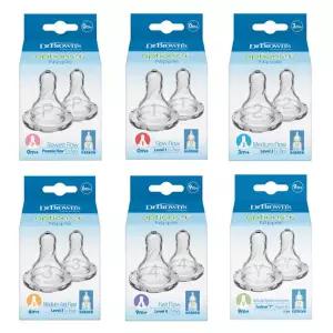 닥터브라운 내로우넥 옵션스플러스 스탠다드 젖꼭지 2P(좁은목)