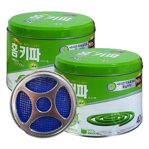 홈키파 모기향 허브향 40매 x 2개 + 연소기 홈매트 모기약