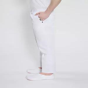 TC20수 부분 허리밴드 위생복 바지(남성용) 화이트(FP-105)