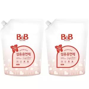 [비앤비]유아 섬유유연제 자스민 리필 1500ml X2개