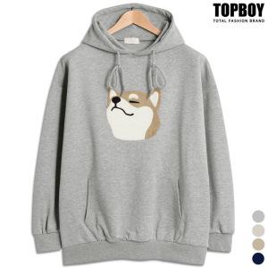 보들보들 시바 오버핏 후드티 (IN004)