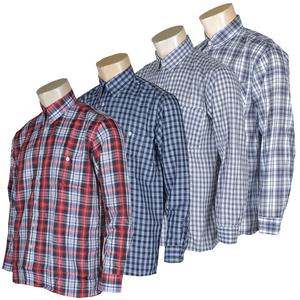 작업복남방 국산 난방 셔츠 남자체크남방 봄 여름 가을 면 긴팔 얇은