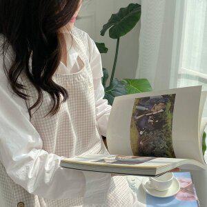 [한스갤러리]미카 어린이집 앞치마 유치원 보육 교사 카페 선생님 원피스 앞치마