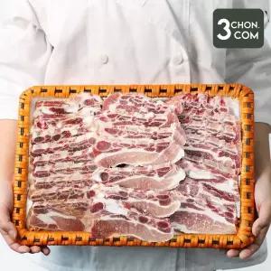 [롯데백화점]삼촌밥먹자 무항생제 우리한돈 LA돈갈비 선물세트 3kg