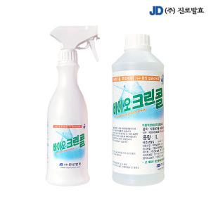 진로발효 식품 기구 뿌리는소독제 살균 바이오크린콜 450ml+1L 알콜
