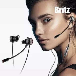 브리츠 KP790 게이밍 이어셋 커널형 이어폰 PC 헤드셋 분리형 마이크