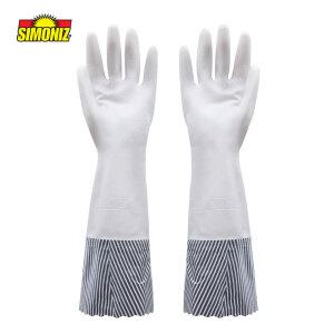 시모나이즈 기모 세차 고무 장갑 부드러운 안감
