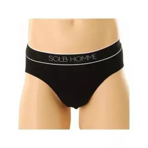 [하프클럽/솔브]솔브(정상) 솔브 남자삼각 남성삼각 삼각팬티 95 100 105 SMP7002,BK_C