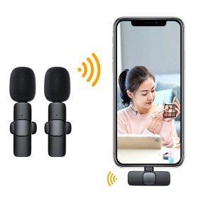 스마트폰 듀얼 무선 핀마이크 개인방송 아이폰 8핀용