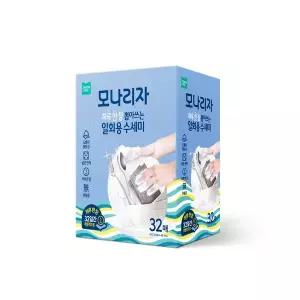 [모나리자] 하루 한 장 뽑아쓰는 일회용 수세미 32매 x 3팩