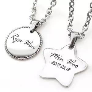 써지컬스틸 미아방지목걸이 팔찌 시안제공 KC