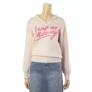 [롯데백화점]페이지플린 세라 카라 레터링 니트 (F4AKN005)